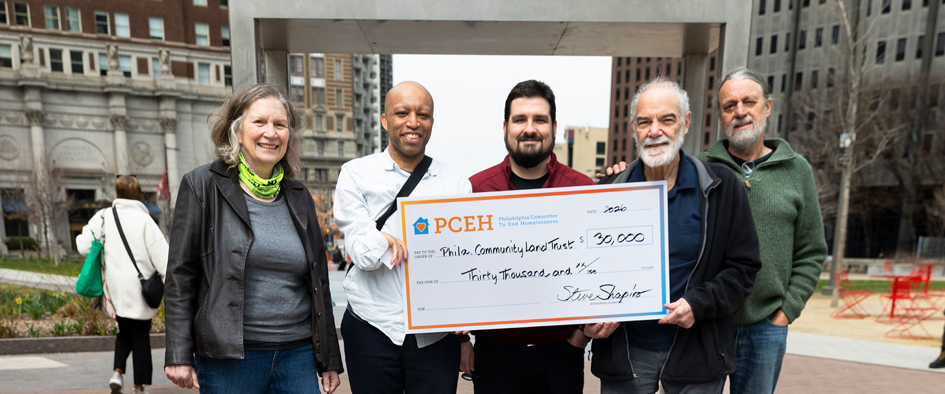 Philadelphia Community Land Trust (PCLT) receives $30,000 grant from PCEH